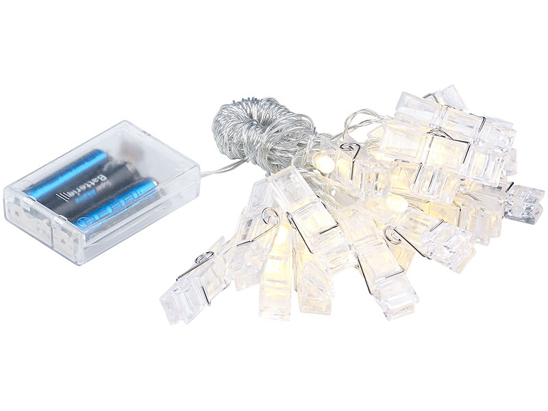 ; LED-Lichterketten für innen und außen, Kabellose, dimmbare LED-Weihnachtsbaumkerzen mit Fernbedienung und Timer 