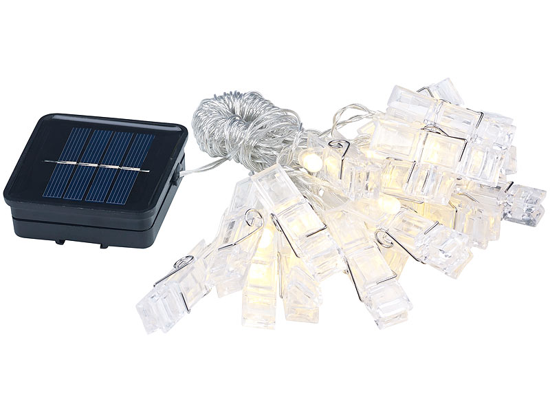 ; LED-Solar-Lichterketten (warmweiß) LED-Solar-Lichterketten (warmweiß) LED-Solar-Lichterketten (warmweiß) LED-Solar-Lichterketten (warmweiß) 