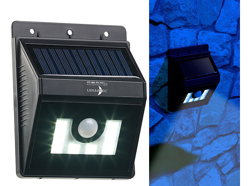 ; LED-Solar-Glasbausteine 