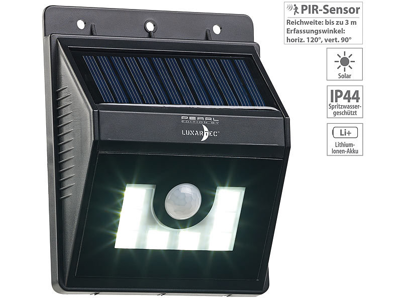 ; LED-Solar-Glasbausteine 