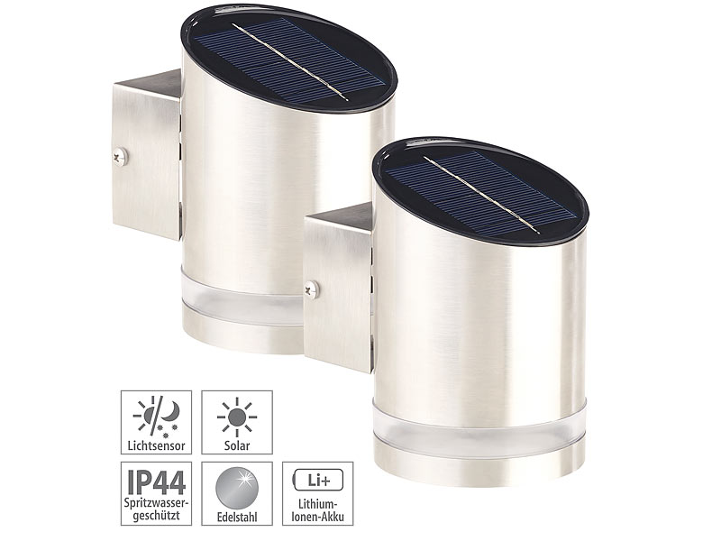 ; LED-Solar-Wegeleuchten LED-Solar-Wegeleuchten LED-Solar-Wegeleuchten 