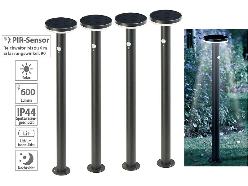 ; LED-Solar-Wegeleuchten LED-Solar-Wegeleuchten LED-Solar-Wegeleuchten 