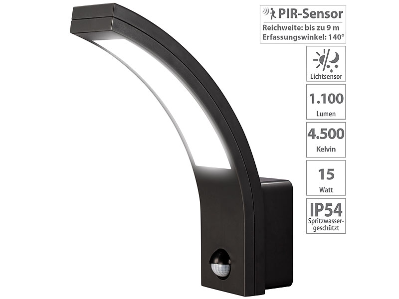 ; Up/Down-Lampen, LED-Solar-Außenlampen mit PIR-Sensoren (neutralweiß) Up/Down-Lampen, LED-Solar-Außenlampen mit PIR-Sensoren (neutralweiß) Up/Down-Lampen, LED-Solar-Außenlampen mit PIR-Sensoren (neutralweiß) Up/Down-Lampen, LED-Solar-Außenlampen mit PIR-Sensoren (neutralweiß) 