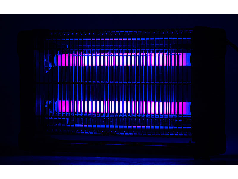 ; UV-Insektenvernichter zur Wandmontage, mit Selbstreinigungsfunktion UV-Insektenvernichter zur Wandmontage, mit Selbstreinigungsfunktion 