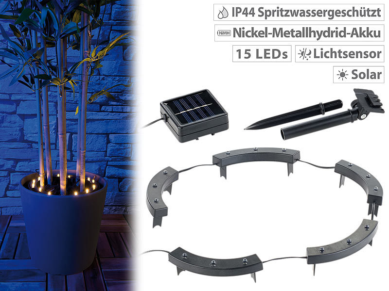 ; LED-Solar-Wegeleuchten LED-Solar-Wegeleuchten 