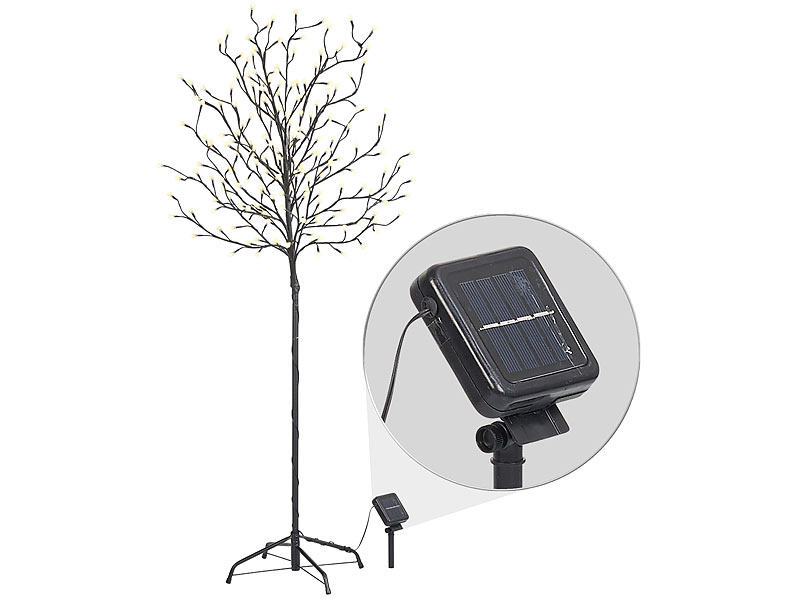 ; LED-Solar-Lichterketten (warmweiß) LED-Solar-Lichterketten (warmweiß) LED-Solar-Lichterketten (warmweiß) 