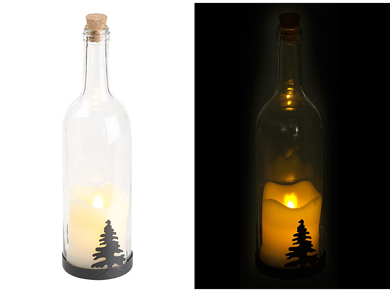 ; Akku-LED-Teelicht-Sets mit Ladestation 