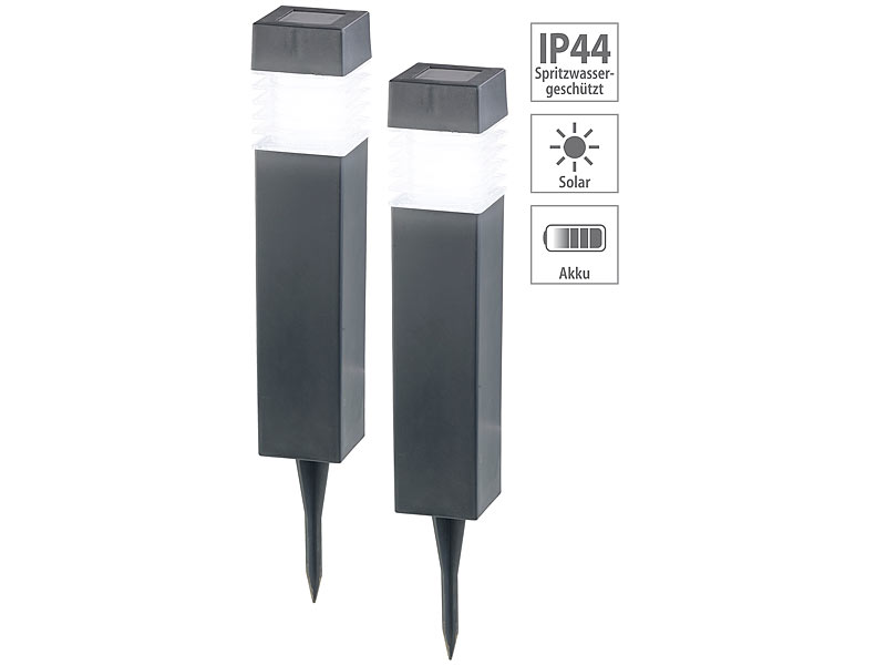 ; Solar-Wegeleuchten im Straßenlaternen-Design mit Dämmerungssensor Solar-Wegeleuchten im Straßenlaternen-Design mit Dämmerungssensor Solar-Wegeleuchten im Straßenlaternen-Design mit Dämmerungssensor Solar-Wegeleuchten im Straßenlaternen-Design mit Dämmerungssensor 