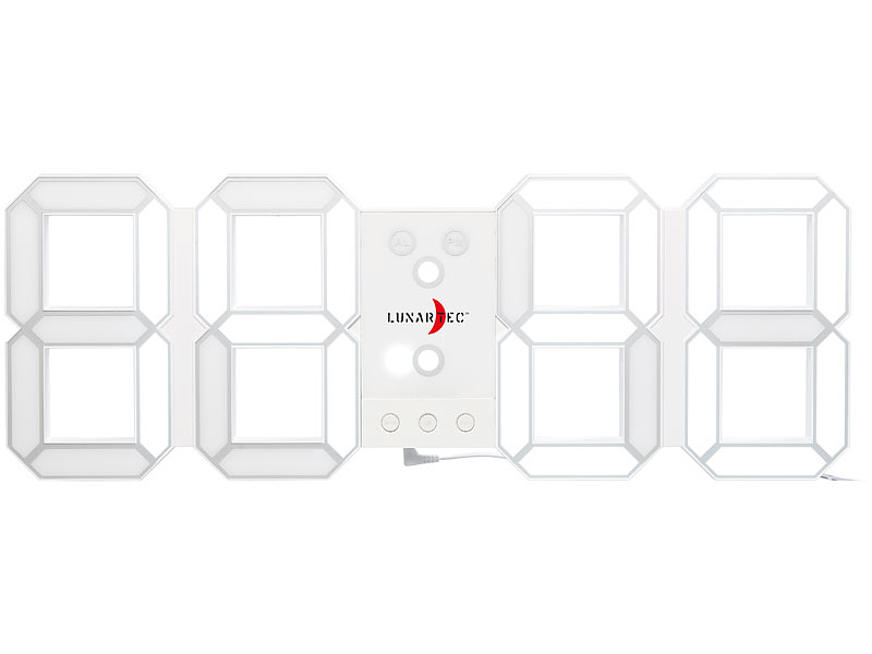 ; LED-Funk-Wanduhren mit Temperaturanzeigen, 3D-Wand- und Tischuhren mit 7-Segment-LED-Anzeigen LED-Funk-Wanduhren mit Temperaturanzeigen, 3D-Wand- und Tischuhren mit 7-Segment-LED-Anzeigen LED-Funk-Wanduhren mit Temperaturanzeigen, 3D-Wand- und Tischuhren mit 7-Segment-LED-Anzeigen LED-Funk-Wanduhren mit Temperaturanzeigen, 3D-Wand- und Tischuhren mit 7-Segment-LED-Anzeigen 