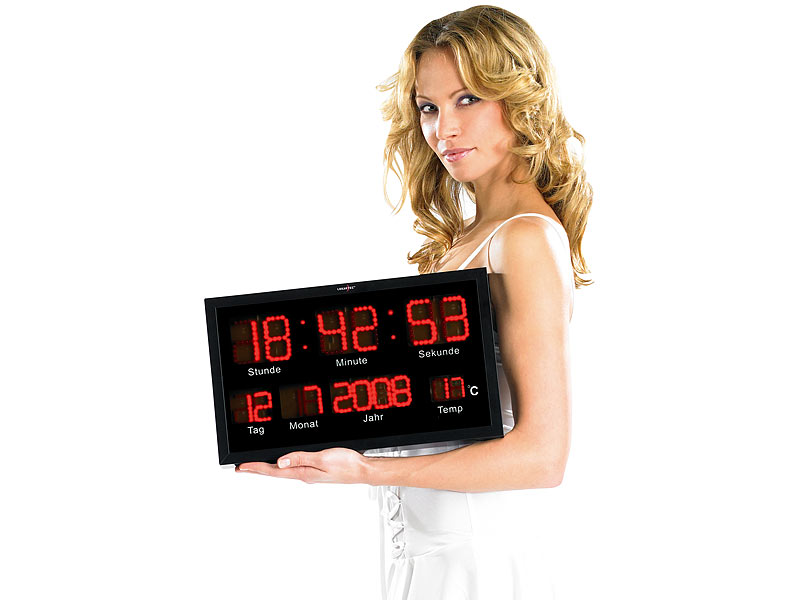 ; LED-Funk-Wanduhren mit Temperaturanzeigen, 3D-Wand- und Tischuhren mit 7-Segment-LED-Anzeigen LED-Funk-Wanduhren mit Temperaturanzeigen, 3D-Wand- und Tischuhren mit 7-Segment-LED-Anzeigen LED-Funk-Wanduhren mit Temperaturanzeigen, 3D-Wand- und Tischuhren mit 7-Segment-LED-Anzeigen LED-Funk-Wanduhren mit Temperaturanzeigen, 3D-Wand- und Tischuhren mit 7-Segment-LED-Anzeigen 