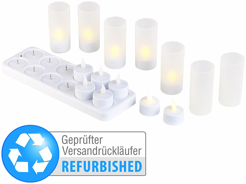 ; LED-Teelichter, LED-Echtwachskerzen mit Fernbedienungen LED-Teelichter, LED-Echtwachskerzen mit Fernbedienungen 