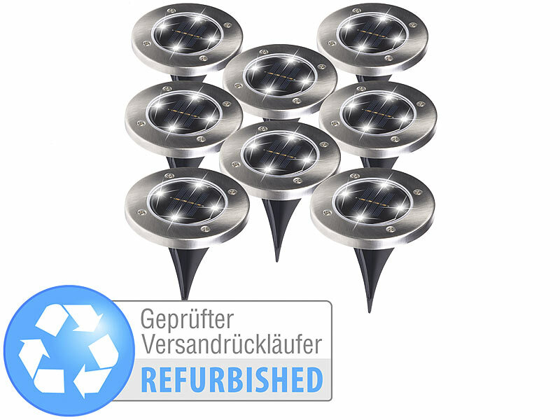 ; LED-Solar-Wegeleuchten LED-Solar-Wegeleuchten 