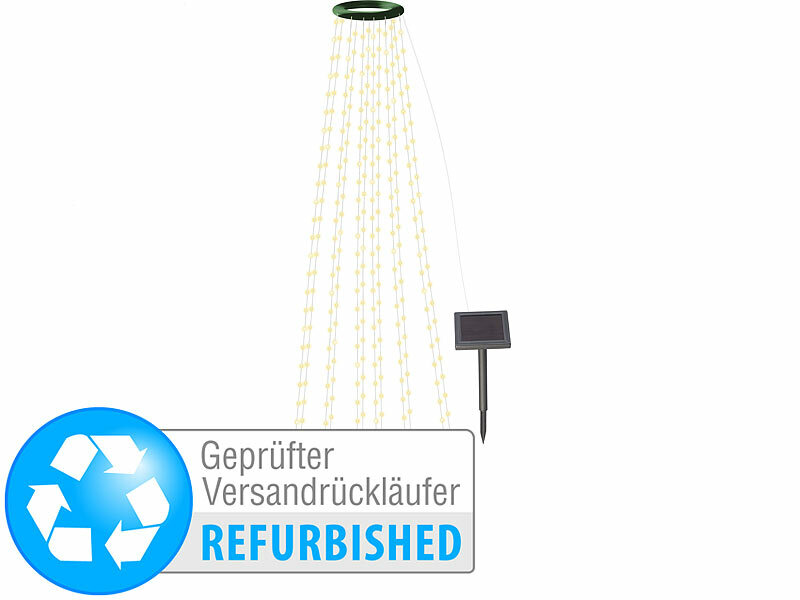 ; LED-Solar-Lichterketten (warmweiß), LED-Lichterketten für innen und außen LED-Solar-Lichterketten (warmweiß), LED-Lichterketten für innen und außen LED-Solar-Lichterketten (warmweiß), LED-Lichterketten für innen und außen 