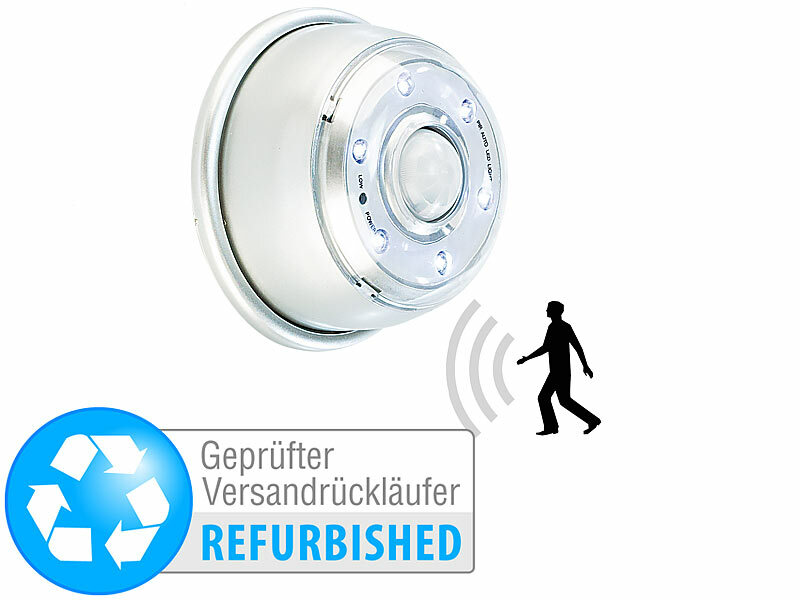 ; Akku-LED-Lichtleisten mit Bewegungssensoren 