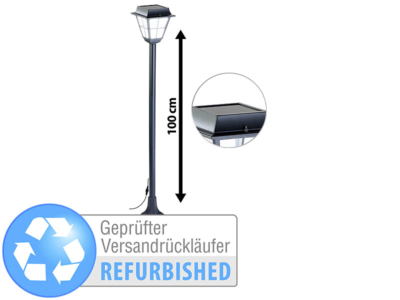 ; LED-Solar-Wegeleuchten LED-Solar-Wegeleuchten 