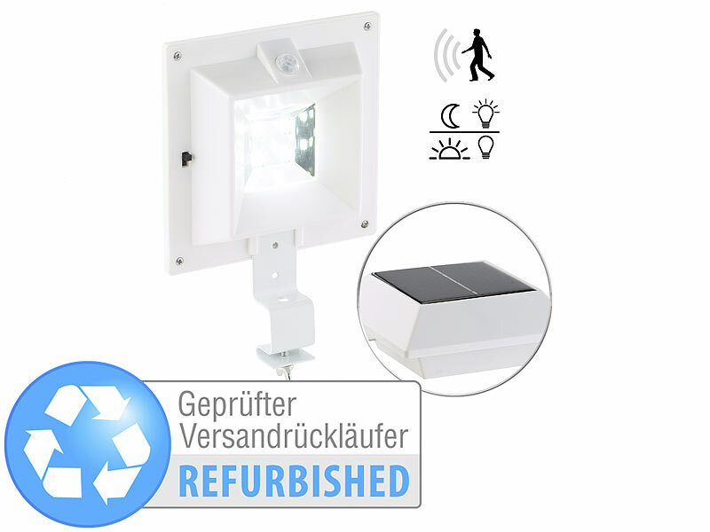; LED-Solar-Glasbausteine 