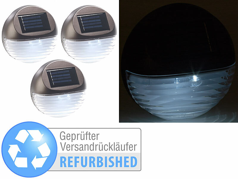 ; LED-Solar-Wegeleuchten LED-Solar-Wegeleuchten 