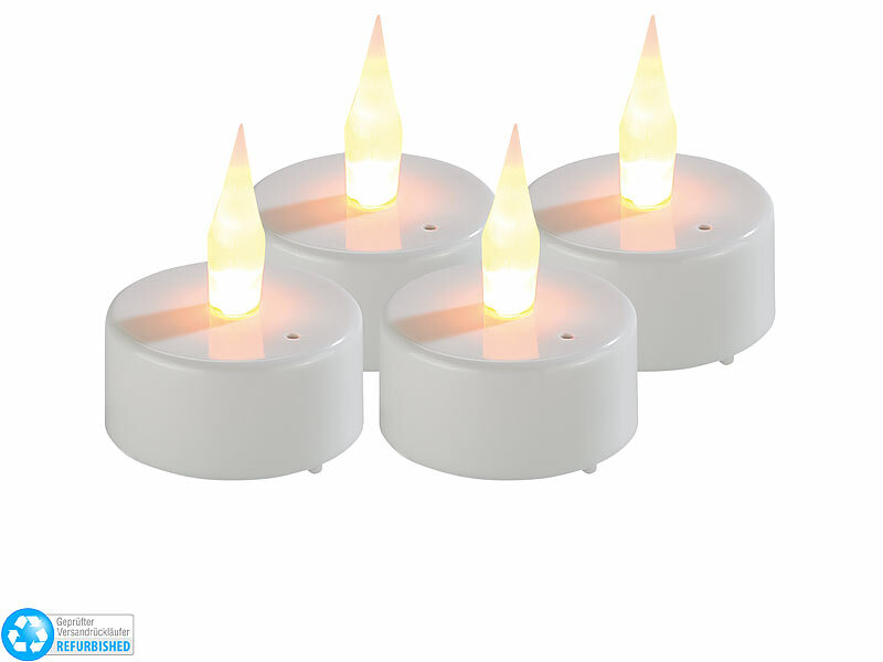 ; Kabellose, dimmbare LED-Weihnachtsbaumkerzen mit Fernbedienung und Timer 