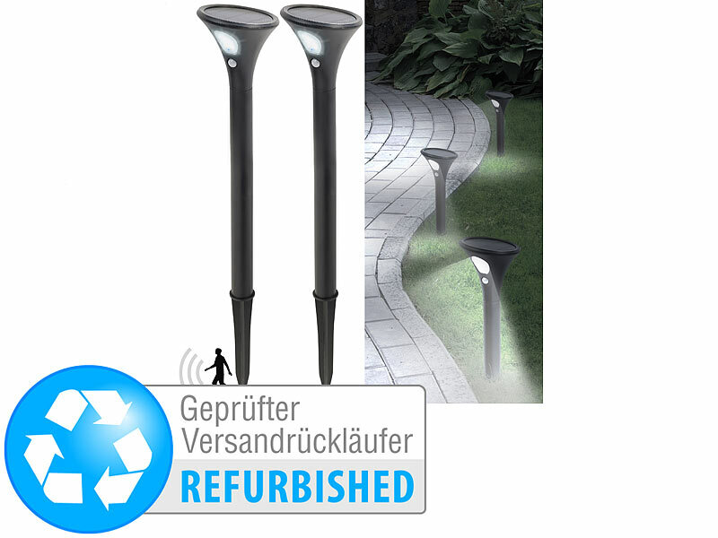 ; LED-Solar-Wegeleuchten LED-Solar-Wegeleuchten 