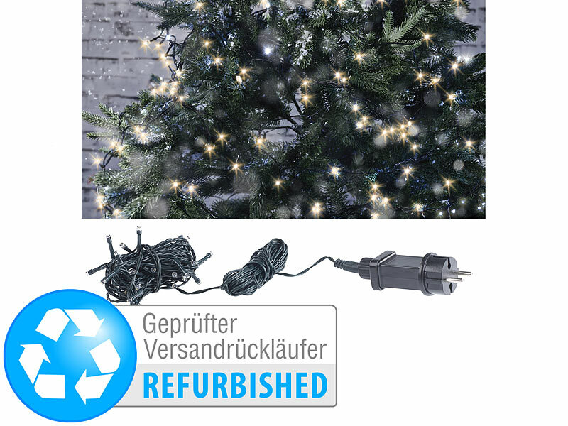 ; LED-Solar-Lichterketten (warmweiß) LED-Solar-Lichterketten (warmweiß) LED-Solar-Lichterketten (warmweiß) 