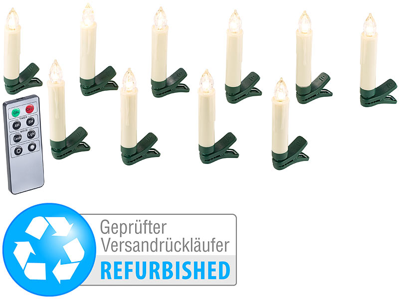 ; LED-Lichterketten für innen und außen, Kabellose LED-Weihnachtsbaumkerzen mit Fernbedienung LED-Lichterketten für innen und außen, Kabellose LED-Weihnachtsbaumkerzen mit Fernbedienung 