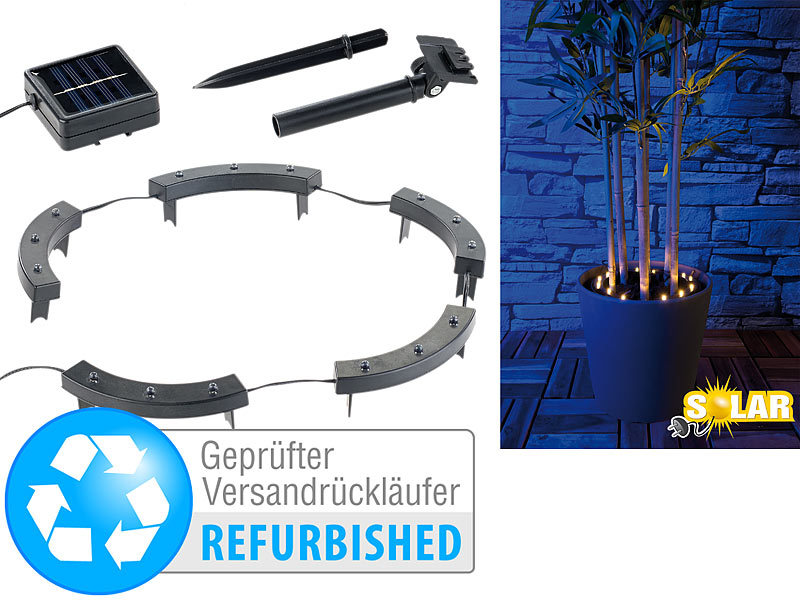 ; LED-Solar-Wegeleuchten LED-Solar-Wegeleuchten 