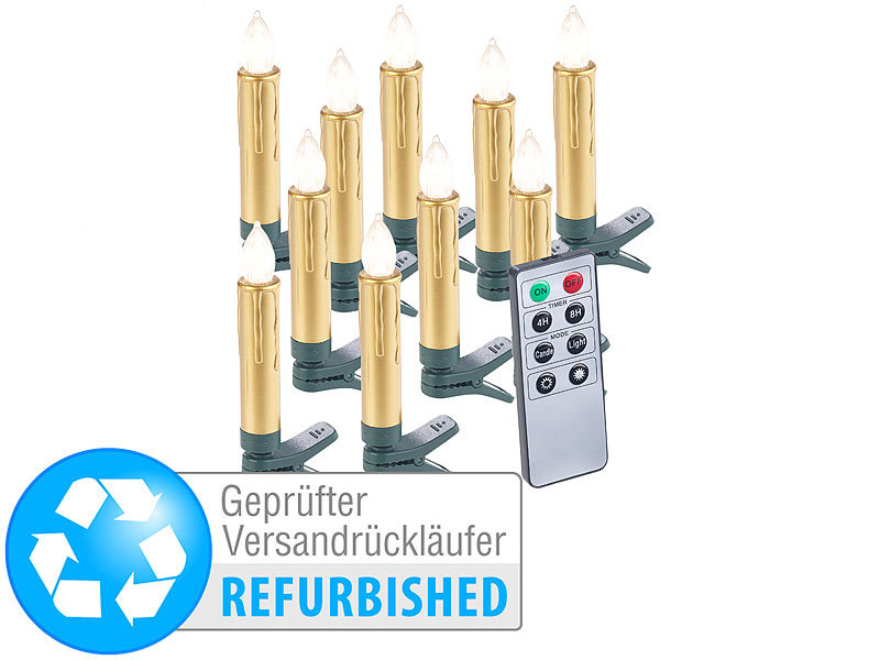 ; Kabellose LED-Weihnachtsbaumkerzen mit Fernbedienung Kabellose LED-Weihnachtsbaumkerzen mit Fernbedienung 