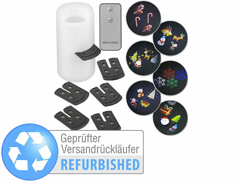 ; Kabellose, dimmbare LED-Weihnachtsbaumkerzen mit Fernbedienung und Timer 