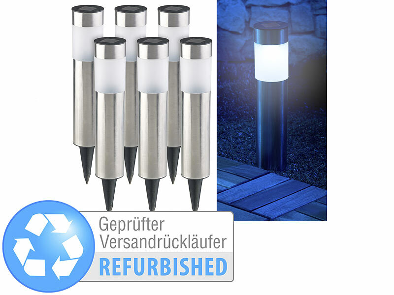 ; LED-Solar-Glasbausteine 