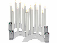 Lunartec LED-Kerzenständer, LED Kerze, Kerzen