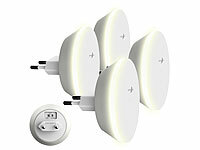 Lunartec Ambientebeleuchtung LED, LED Nachtlichter Steckdose dimmbar