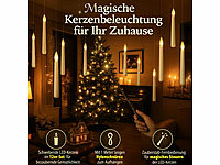 ; Kabellose LED-Weihnachtsbaumkerzen mit Docht und Timer Kabellose LED-Weihnachtsbaumkerzen mit Docht und Timer Kabellose LED-Weihnachtsbaumkerzen mit Docht und Timer 