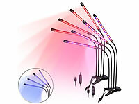 Lunartec LED Grow Lampe, flexible LED-Pflanzenlampe