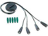 Lunartec Sicherheits-Helmbeleuchtung mit 4 LEDs