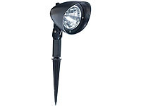 Lunartec LED-Spots "Solaris 3" mit portabler XL-Solarstation