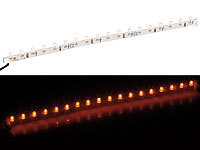 Lunartec Ultraflexible LED-Leiste mit 18 LEDs orange, 33 cm