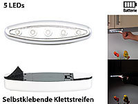 Lunartec Stick-&-Push-Light "Silver Giant" mit 5 hellen LEDs; LED-Batterieleuchten mit Bewegungsmelder LED-Batterieleuchten mit Bewegungsmelder LED-Batterieleuchten mit Bewegungsmelder LED-Batterieleuchten mit Bewegungsmelder