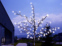 ; LED-Solar-Lichterketten (warmweiß) 