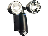 Lunartec 1-Watt-LED Solar PIR-Bewegungsmelder "Duo" 4er-Set