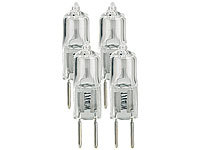 Lunartec Halogen-Stiftsockellampe 12 Volt, G4, 16 Watt, 4er-Pack; LED-Spots GU5.3 (warmweiß) LED-Spots GU5.3 (warmweiß) 