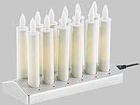 ; Kabellose, dimmbare LED-Weihnachtsbaumkerzen mit Fernbedienung und Timer 