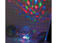 Lunartec LED-Disco-Kugel "Fantasy" mit Akustiksensor