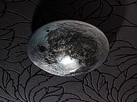 Lunartec Kabellose Mondphasen-Lampe mit Fernbedienung
