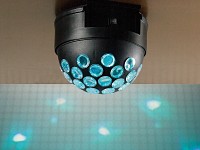 ; LED-Disco-Tropfen E27 mit Farbwechsel (RGBW) 