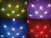 ; LED-Disco-Tropfen E27 mit Farbwechsel (RGBW) 
