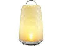 Lunartec Portable LED-Garten & Tischlampe "Livinglight I" gelb