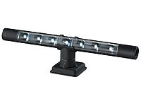 Lunartec Flexible kaltweiße 4in1-LED-Unterbauleuchte, schwarz; LED-Lichtleisten mit Bewegungsmelder 
