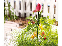 ; Solarlampen-Blumen für Terrassen, Balkone 