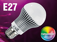; LED-Disco-Tropfen E27 mit Farbwechsel (RGBW), LED-Spots GU5.3 (warmweiß) LED-Disco-Tropfen E27 mit Farbwechsel (RGBW), LED-Spots GU5.3 (warmweiß) 