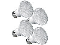 Lunartec LED-Pflanzenlampe für E27 Fassungen, mit 168 LEDs, 105 Lumen, 4er-Set; LED-Pflanzenwachstums-Streifen LED-Pflanzenwachstums-Streifen LED-Pflanzenwachstums-Streifen LED-Pflanzenwachstums-Streifen 